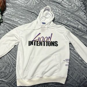 Good intentions, sweater hoodie